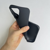 Coque vierge en TPU souple noir mat de haute qualité utilisée pour le cuir complet personnalisé pour iPhone 15 14 13 12 Pro max coque de téléphone portable
