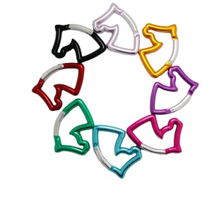 Móc Khóa <span class=keywords><strong>Carabiner</strong></span> Nhôm Hình Đầu Ngựa Móc Chìa Khóa Móc Chìa Khóa Thích Hợp Cho Cắm Trại/Đi Bộ Đường Dài/Câu Cá/Du Lịch - Product Image 3
