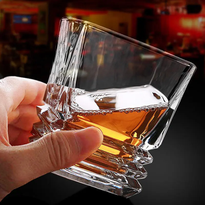 Verres à shot en cristal à base épaisse pour whisky, style Old Fashioned, pour bar - Vente en gros - Product Image 2