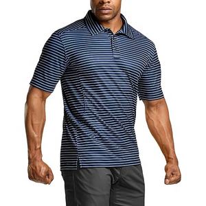 OEM 100% Polos de golf imprimés réversibles à séchage rapide en coton/nylon/cachemire pour hommes Broderie de logo personnalisé - Product Image 5