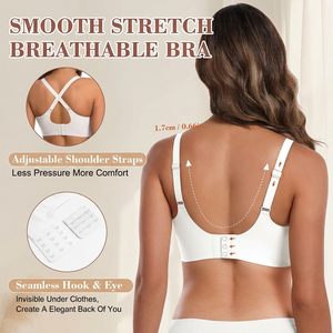 Reggiseni Comfort Pronti per la Spedizione, <span class=keywords><strong>Senza</strong></span> Cuciture e <span class=keywords><strong>Senza</strong></span> Ferretto, con Supporto per Donne - Copertura Completa e <span class=keywords><strong>Push</strong></span>-<span class=keywords><strong>up</strong></span> - Product Image 2