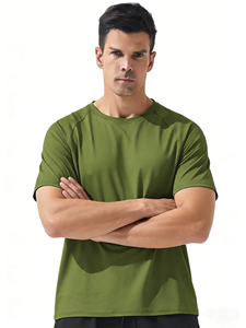 Camiseta Deportiva Unisex para Hombre, Duradera, Agradable al Tacto, Ligera, Transpirable, de Alta Elasticidad, de Secado Rápido, para Gimnasio, Entrenamiento, Uso Diario Informal - Product Image 2