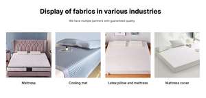 2025 le nouveau tissu de matelas Jacquard tricoté <span class=keywords><strong>Producr</strong></span> respirant Textile de maison tissu de couverture de matelas - Product Image 4