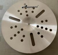 Cymbale de crash Arborea Viking Series 14" O Zone Bronze avec son FX trashy à attaque rapide pour batterie professionnelle