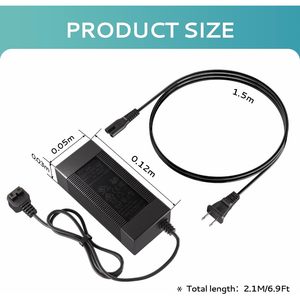 EUHOMY AC Power <b>Adapter</b> 12V 110-240V for 12V Fridge Portable Freezer <b>US</b> <b>Plug</b> DC 3.5mm Output - Product Image 5