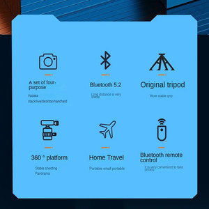 ไม้เซลฟี่แบบยืดหดได้ 1.8 เมตร พร้อมรีโมทคอนโทรล หมุนได้ 360 องศา ใช้เป็นขาตั้งกล้องสำหรับ<span class=keywords><strong>ถ่าย</strong></span>วิ<span class=keywords><strong>ดี</strong></span>โอ - Product Image 4