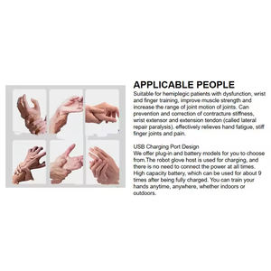 Gants de massage manuel à cinq doigts Kangfu, modèle 980, pour entraînement des doigts, vente en gros d'usine, Chine, transfrontalier - Product Image 4