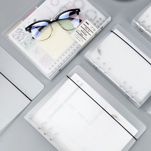 A4 a5 a6 b5 a7 कस्टम थोक pp pvc स्पष्ट पारदर्शी दस्तावेज़ आयोजक फ़ाइल फ़ोल्डर 3 4 6 रिंग बिंदर नोटबुक योजनाकार - Product Image 4