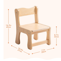 Vente en gros Chaise d'activités pour bébé pour tout-petits enfants Chaise d'apprentissage d'étude en bois
