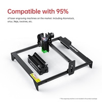 ATOMSTACK-máquina de grabado láser R3, dispositivo de rodillo rotativo automático con almohadilla de cuatro pies, 24W, venta al por mayor