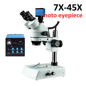 Kính Hiển Vi Kỹ Thuật Số Mikroskop Usb Kính Hiển Vi Đứng Trụ Cột Chiếu Sáng Microscopio Kính Hiển Vi Stereo Trinocular - Product Image 3