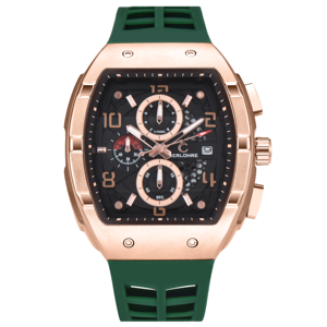 Montre <span class=keywords><strong>Seiko</strong></span> à quartz multifonctionnelle de luxe pour homme, étanche, lumineuse, nouvelle, six aiguilles, bracelet en caoutchouc 44 mm, tendance, diffusion en direct - Product Image 6