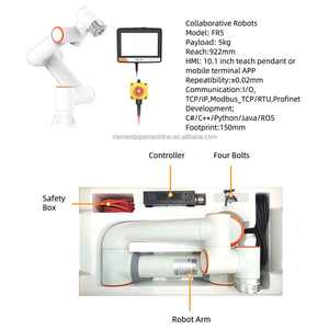 Bras robotisé industriel de soudage automatique à 6 axes en gros avec boîte de vitesses et composants de moteur - Product Image 3