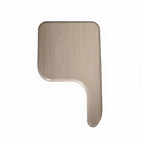 Table de réunion Qinfeng moderne, écologique et durable, 62x78cm, en bois, pour usage commercial, salle de réunion, table d'écriture, table de formation, mobilier scolaire
