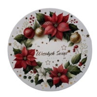 Assiettes de présentation et décoratives de Noël - Designs uniques pour une table de fête inoubliable