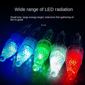 Lampe sous-marine pour attirer les poissons, lumière étanche en acrylique et plastique pour la pêche en eaux profondes, pour le bar, le marlin, le cabillaud - 12 cm et 17 cm - Product Image 3