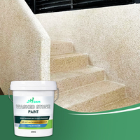 Peinture pour sols en gravier liés au design élégant, résistante aux intempéries, anti-usure, à base de résine acrylique liquide, pour pierres lavées
