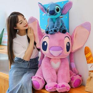 Niedliches Stitch-Kissen Großes Plüschtier zum Schlafen mit PP-Baumwollfüllung Engel-Design Geburtstagsgeschenk - Product Image 4