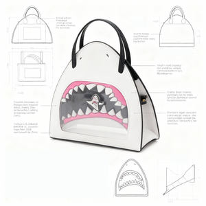 Sac Ita personnalisé en forme de sac à dos bandoulière anime, sac fourre-tout transparent personnalisé - Product Image 2