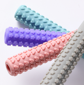 YDS <span class=keywords><strong>Chewy</strong></span> Tube de qualité alimentaire sécurité dentition paille creux <span class=keywords><strong>Tubes</strong></span> de dentition Silicone souple bébé jouets de dentition - Product Image 4