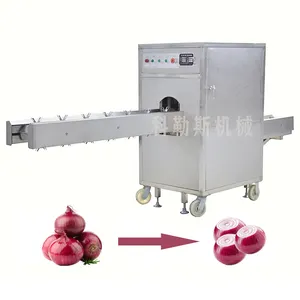 KLS Full-Auto Onion Cutting and Chopping Machine Commercial Onion Processing Machine
