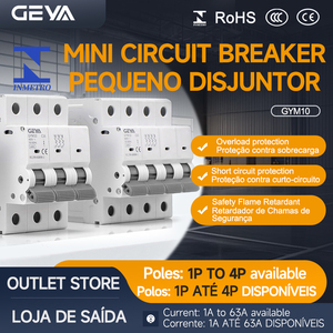 Disjoncteurs miniatures GEYA GYM10 4.5KA 6KA MCB SP, nouveau design, rail DIN, <span class=keywords><strong>32A</strong></span>, prix MCB, MCB unipolaire SKD - Product Image 4
