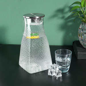 Pichet à eau froide de 1000 ml de haute qualité, écologique, en plastique, anti-explosion, résistant aux chutes, avec poignée et couvercle, facile à nettoyer - Product Image 1