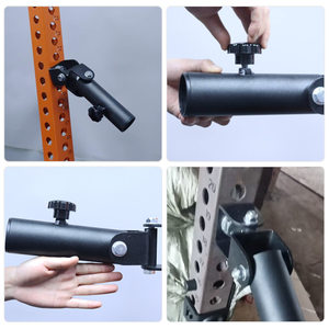 Accessoires de <span class=keywords><strong>musculation</strong></span> pour rack à squats, entraînements de <span class=keywords><strong>musculation</strong></span>, barre d'haltères rotative à 360 degrés, accessoires de mine terrestre - Product Image 5