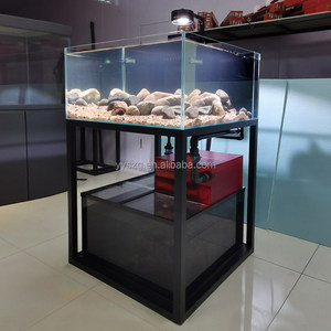 Fabrieksnieuwe <span class=keywords><strong>aquarium</strong></span> met zoetwater, ultra-wit glazen bodemfilter, klein/middelgroot formaat, geschikt voor woonkamer, koraallandschap - Product Image 3