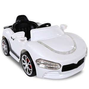 <span class=keywords><strong>Auto</strong></span> Elettrica Giocattolo per Bambini 2-4 Anni, Carico 25KG, con Telecomando, Quattro Ruote, Passeggino per Bambini con Fari Blu - Product Image 2