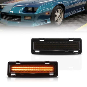 Luces LED <span class=keywords><strong>de</strong></span> Marcador Lateral para Guardabarros Delantero para Chevy Camaro LT, RS, Sport, Iroc-Z, Z28 Coupé Convertible 1982-1992, Marcador <span class=keywords><strong>de</strong></span> Parachoques Lateral - Product Image 1