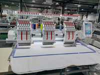 Machine à broder monotête rapide et automatique pour la décoration de serviettes
