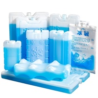 Blocs de glace réutilisables en plastique pour congélateur, briques de glace eutectiques PCM pour expédition médicale, vente en gros d'usine
