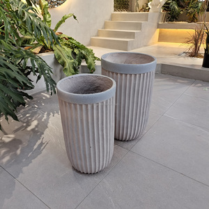 Vaso per Fiori Americano Contemporaneo Ecologico Leggero Biodegradabile Durevole per Interni ed Esterni Extra Large - Product Image 5