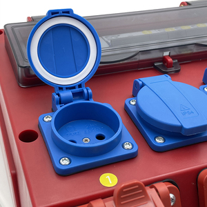 מפיץ כוח בנייה, קווית מלאה עם 16 א 400 נ '5 פינים תקע 400v cee ו שקעים שוקע 240v שקעים שוקע שקעים - Product Image 3