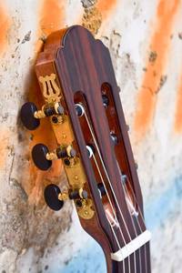 Guitare classique en bois massif de 39 pouces, dessus en cèdre, dos et côtés en palissandre, finition brillante, cordes en nylon Savarez, Alston DC-960 - Product Image 6