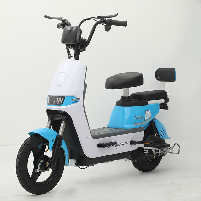 Adult Electric Scooter 48v 350w Max Power Ebike with 3-Speed Digital Smart Mode and Battery Power Electronic Mode