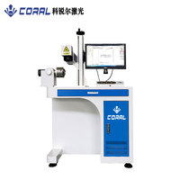 Máquina de Grabado y Marcado Láser de Fibra CNC de Alta Precisión CORAL HG-G-D20-Z125, Precio Bajo al por Mayor, Compatible con Formatos DXF/AI/DST