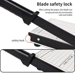 Heavy Duty A5 Guillotine <strong>Paper</strong> <strong>Cutter</strong> Manual Precision Trimmer for Cardstock Photos Safe and Secure with Safety Guard - Product Image 6
