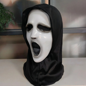 Nouveau Masque Ghost Face <span class=keywords><strong>Scream</strong></span> en Latex Souple, Accessoire de Cosplay <span class=keywords><strong>Film</strong></span> <span class=keywords><strong>d</strong></span>'<span class=keywords><strong>Horreur</strong></span>, Accessoire de Fête Effrayant, Masque <span class=keywords><strong>d</strong></span>'Halloween - Product Image 5