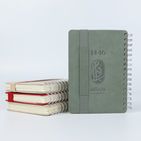 Carnet A5 en similicuir pour notes professionnelles, personnalisable avec logo en relief, idéal pour les entreprises et les cadres