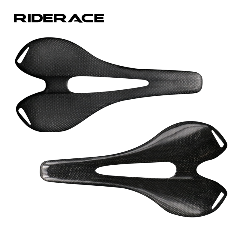 Selle de vélo creuse et respirante, avec design ergonomique, coussin de siège en fibre de carbone pour vélo de montagne et vélo de route Selle de vélo creuse et respirante, avec design ergonomique, coussin de siège en fibre de carbone pour vélo de montagne et vélo de route