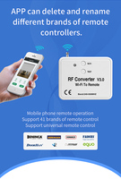 Qualité et prix d'usine 240-930 MHz Duplicateur multifréquence Tuya Convertisseur RF Antenne WiFi Automatisation Maison intelligente Métal YET6956WTR