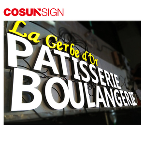 COSUN – signe de lettres en métal personnalisé 3d lumineux, alphabet led nail art, lettre en résine - Product Image 1