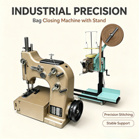 Machine à coudre GK8-4 à aiguille simple et double fil pour la fermeture de sacs, alimentation supérieure et inférieure, sans coupe-fil, pour la fermeture de sacs en jute/tissu de toile.