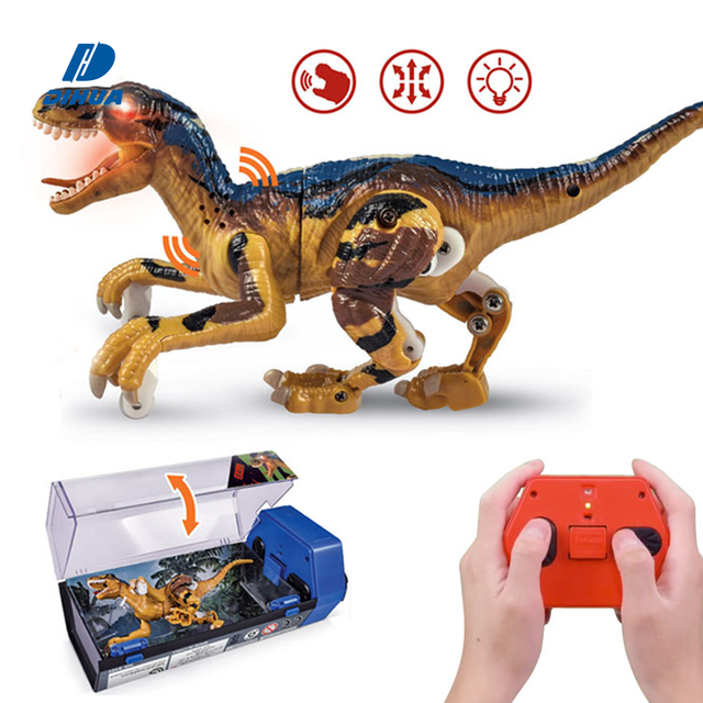 2.4Ghz RC Simulation Dinosaur Remote Control Walking Dinosaur with Realistic Sound & Light Dinosaur Robot