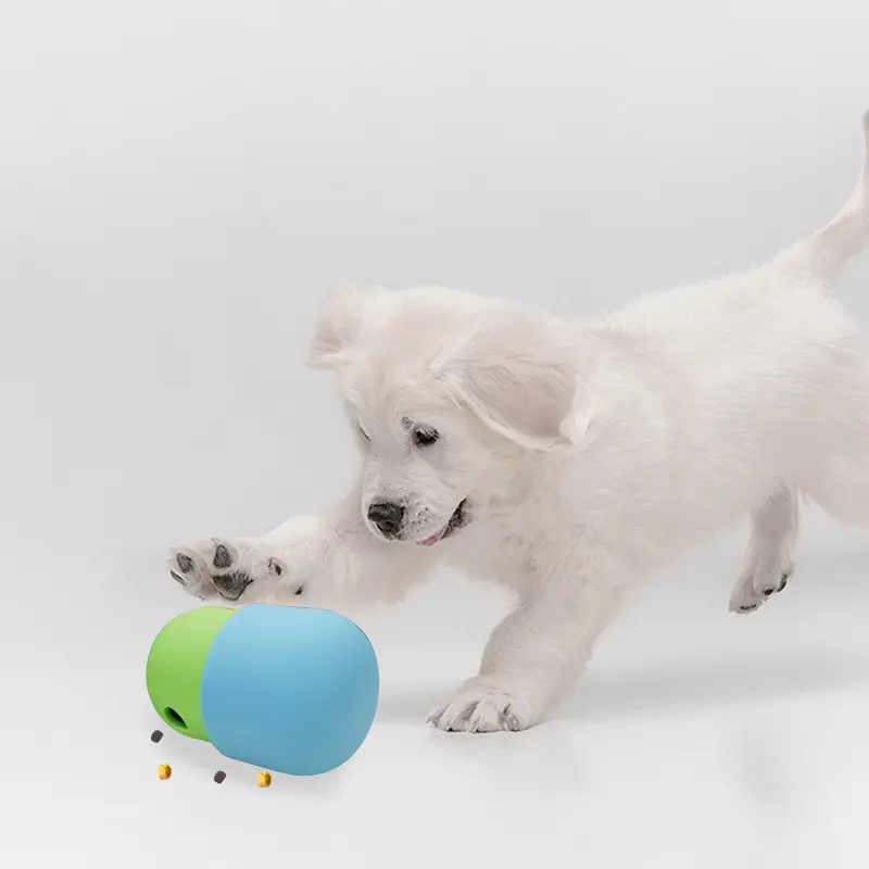2023 पालतू कुत्तों के लिए इंटरैक्टिव कुत्ते पहेली खाद्य खिलौना व्यवहार करता है गेंद पालतू सामान
