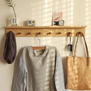 <span class=keywords><strong>Porte</strong></span>-<span class=keywords><strong>manteau</strong></span> <span class=keywords><strong>mural</strong></span> en bois <span class=keywords><strong>avec</strong></span> 4 crochets <span class=keywords><strong>Étagère</strong></span>s <span class=keywords><strong>de</strong></span> <span class=keywords><strong>rangement</strong></span> en métal pour entrée Mud Room Salle <span class=keywords><strong>de</strong></span> bain et salon - Product Image 6
