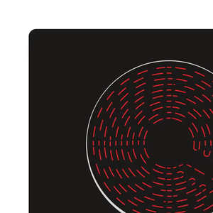 Placa de cerámica 2 quemadores Estufa de Cocina eléctrica incorporada Carcasa de metal Cocina de inducción vertical - Product Image 3