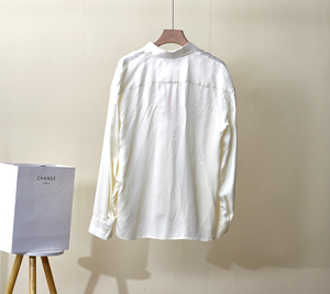 Camicia Coshe <span class=keywords><strong>Laura</strong></span> con stampa floreale vintage in stile coreano a maniche lunghe con fiocco per donna, elegante e casual per il lavoro quotidiano in ufficio - Product Image 3